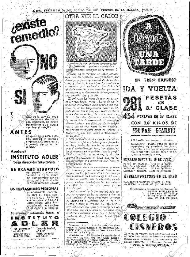 ABC MADRID 30-06-1961 página 56