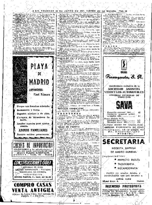 ABC MADRID 30-06-1961 página 66