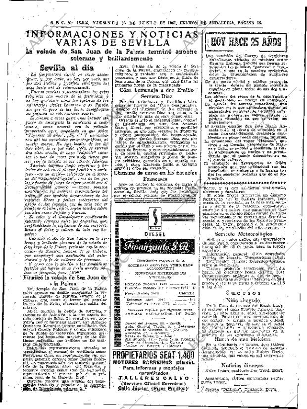 ABC SEVILLA 30-06-1961 página 35