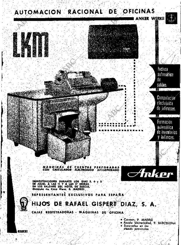 ABC MADRID 01-07-1961 página 15