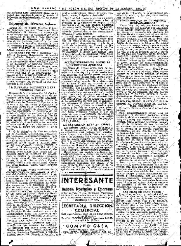 ABC MADRID 01-07-1961 página 24