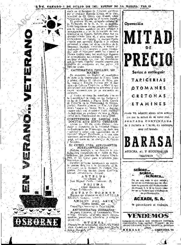 ABC MADRID 01-07-1961 página 40