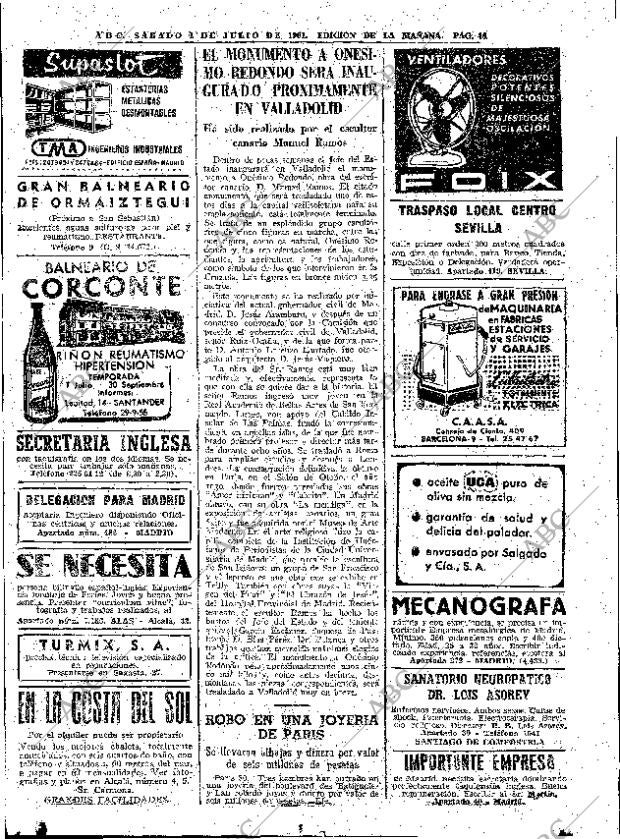ABC MADRID 01-07-1961 página 46