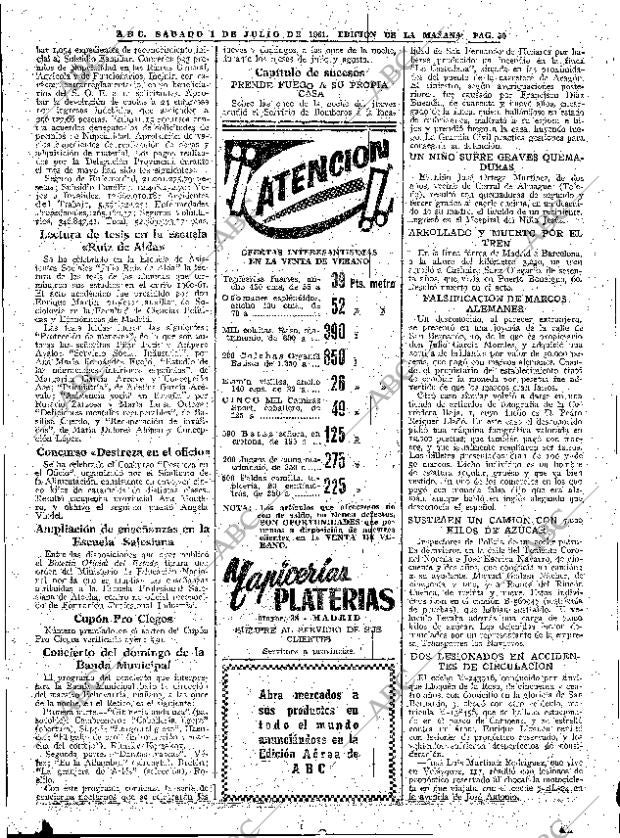 ABC MADRID 01-07-1961 página 50