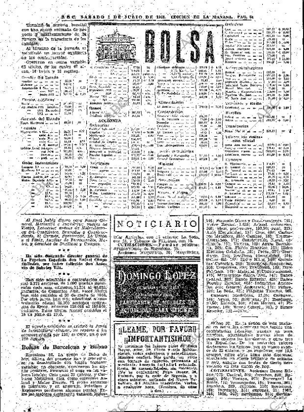 ABC MADRID 01-07-1961 página 51