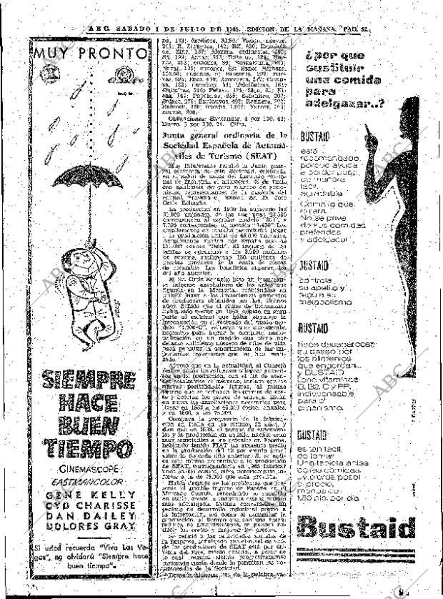 ABC MADRID 01-07-1961 página 52