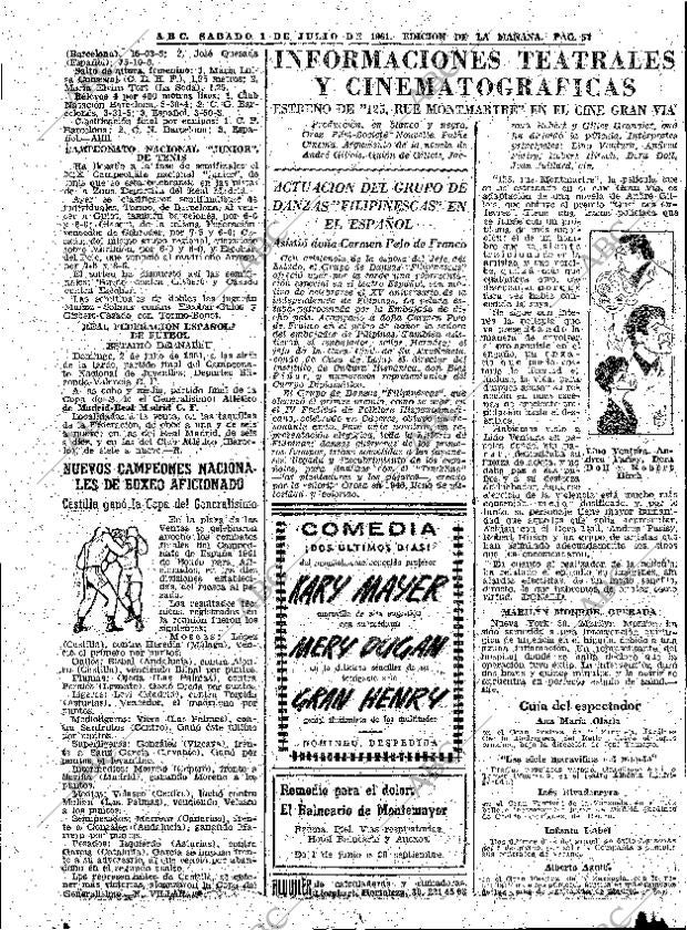 ABC MADRID 01-07-1961 página 57