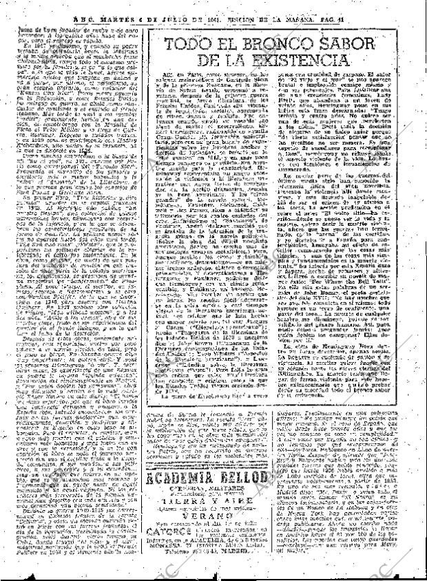 ABC MADRID 04-07-1961 página 41