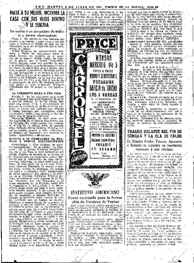 ABC MADRID 04-07-1961 página 44