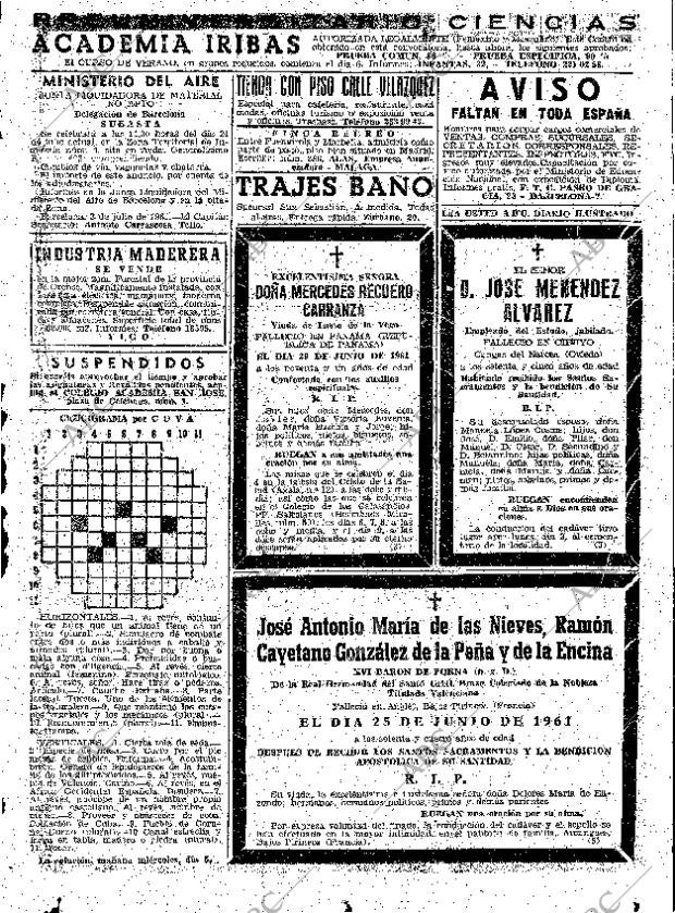 ABC MADRID 04-07-1961 página 73