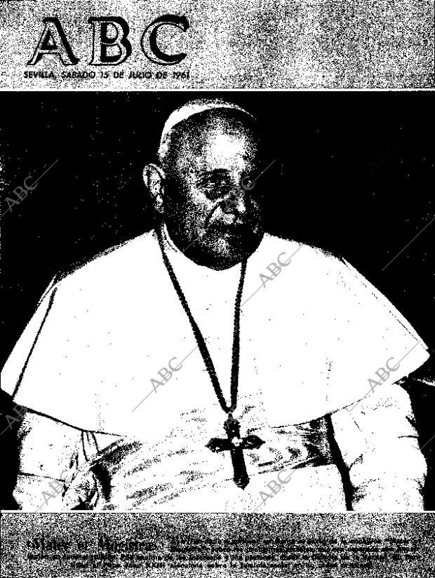 ABC SEVILLA 15-07-1961 página 1