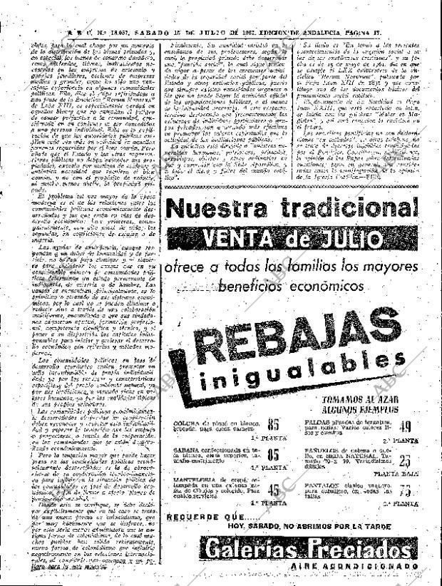 ABC SEVILLA 15-07-1961 página 17