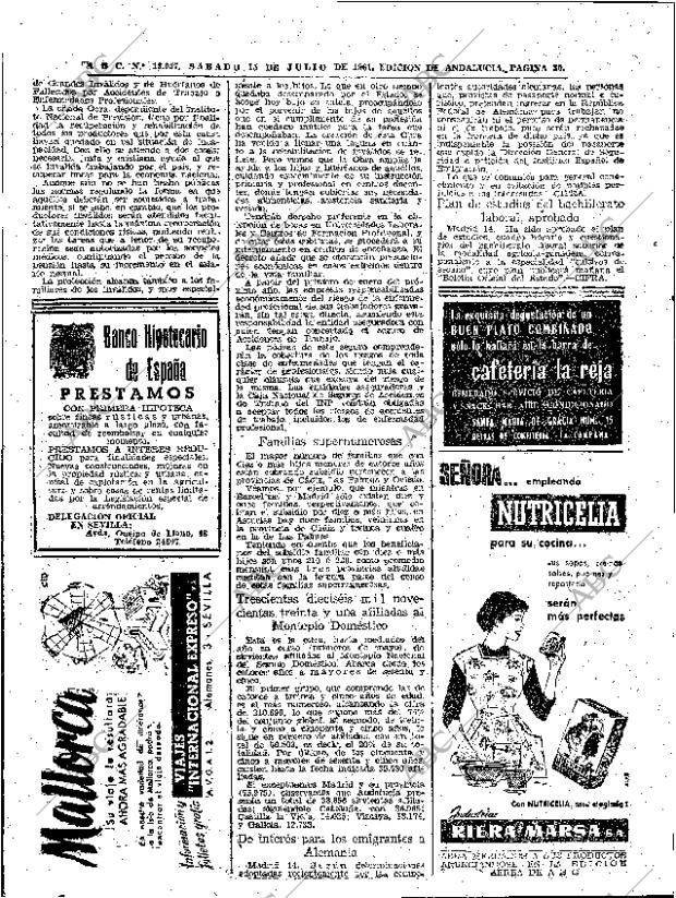 ABC SEVILLA 15-07-1961 página 30