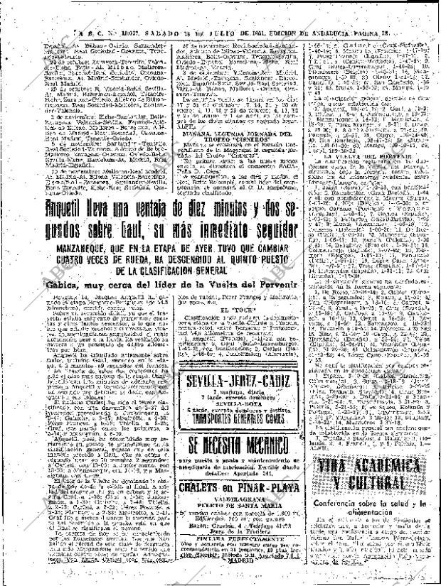 ABC SEVILLA 15-07-1961 página 38