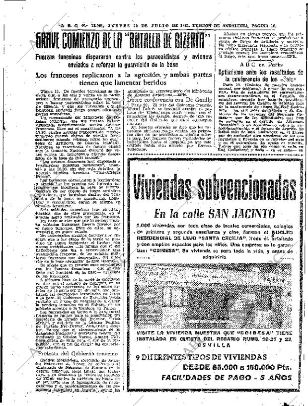 ABC SEVILLA 20-07-1961 página 19