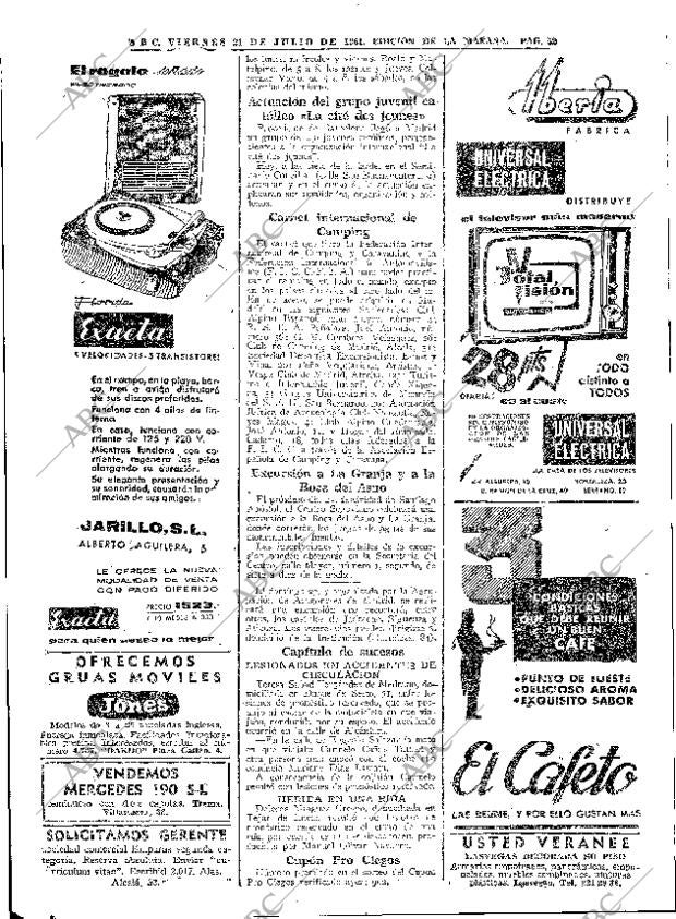 ABC MADRID 21-07-1961 página 52