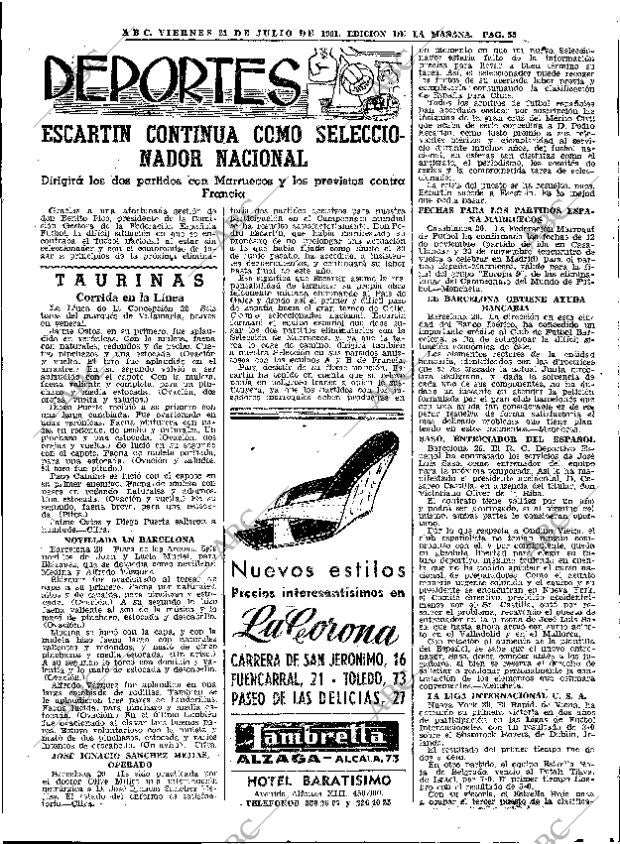 ABC MADRID 21-07-1961 página 55