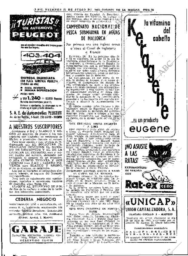 ABC MADRID 21-07-1961 página 56