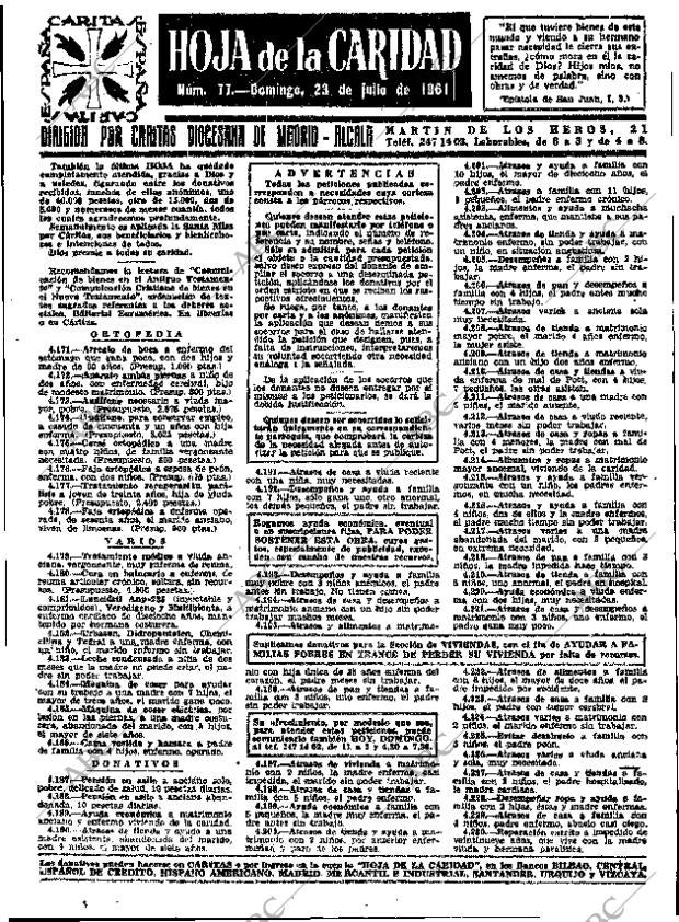 ABC MADRID 23-07-1961 página 29