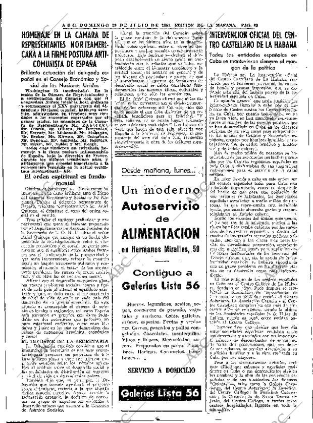 ABC MADRID 23-07-1961 página 69
