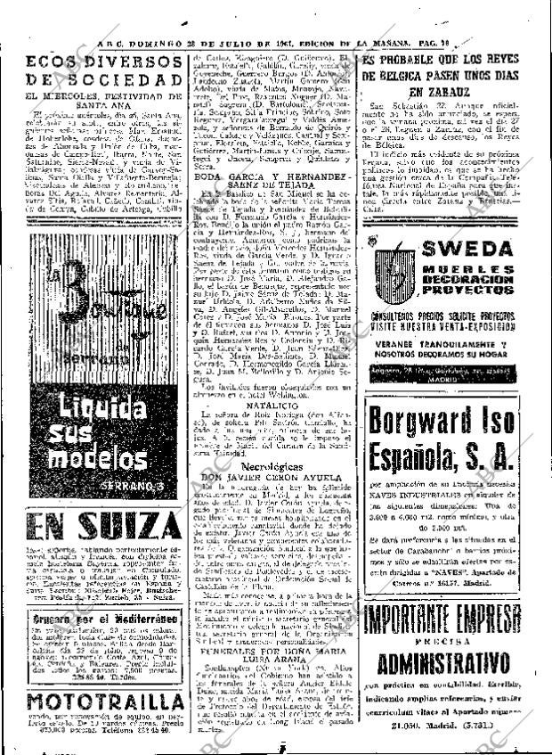 ABC MADRID 23-07-1961 página 76