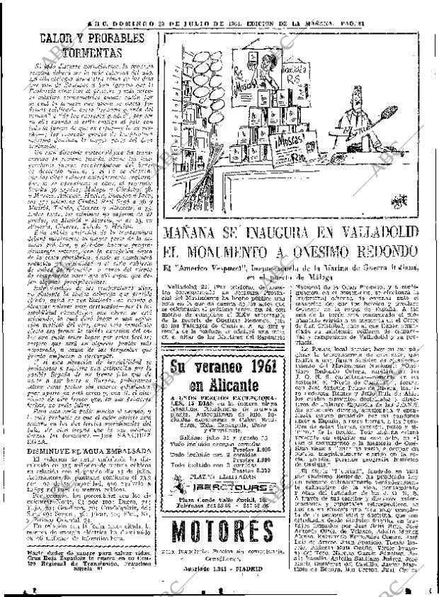 ABC MADRID 23-07-1961 página 81