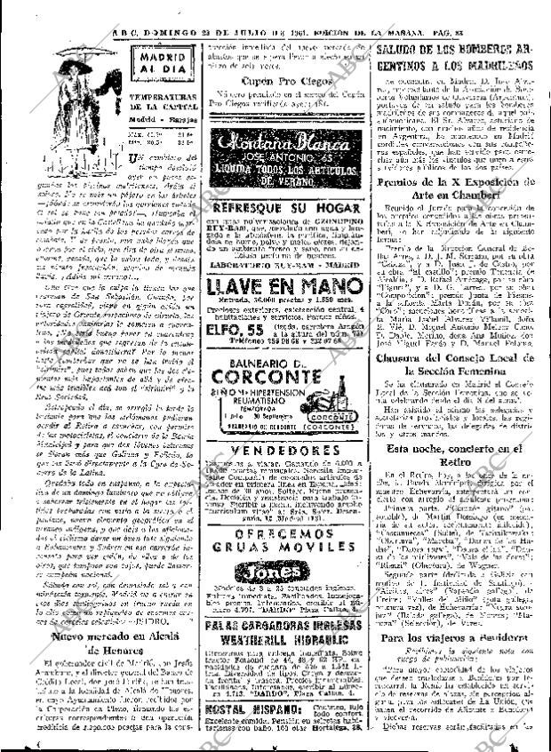 ABC MADRID 23-07-1961 página 83