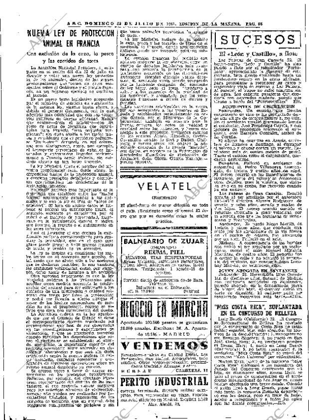 ABC MADRID 23-07-1961 página 86