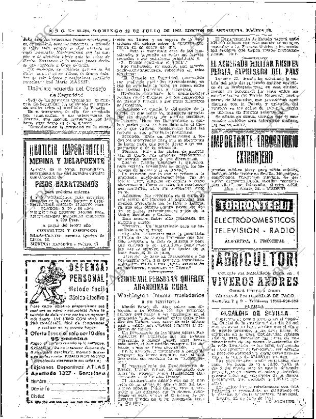 ABC SEVILLA 23-07-1961 página 50
