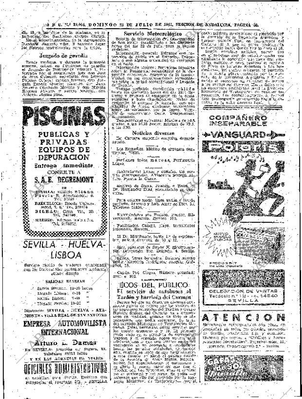 ABC SEVILLA 23-07-1961 página 60