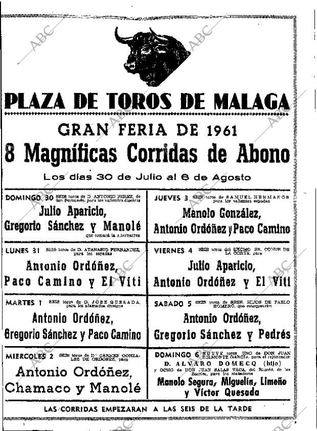 ABC MADRID 26-07-1961 página 20