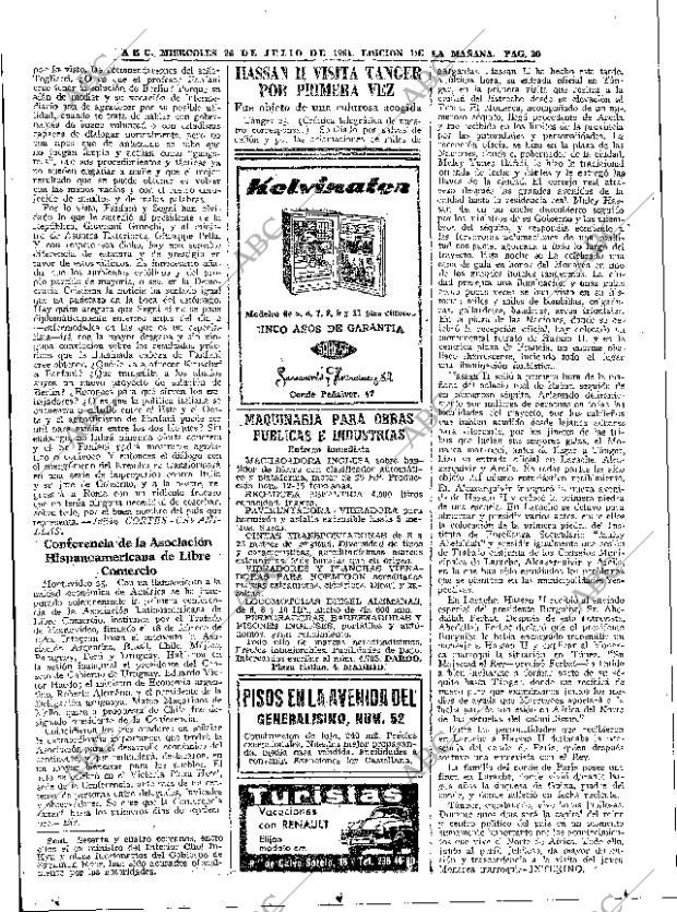 ABC MADRID 26-07-1961 página 30