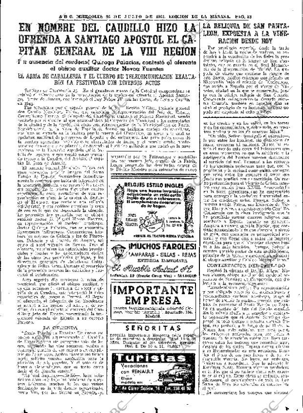 ABC MADRID 26-07-1961 página 33