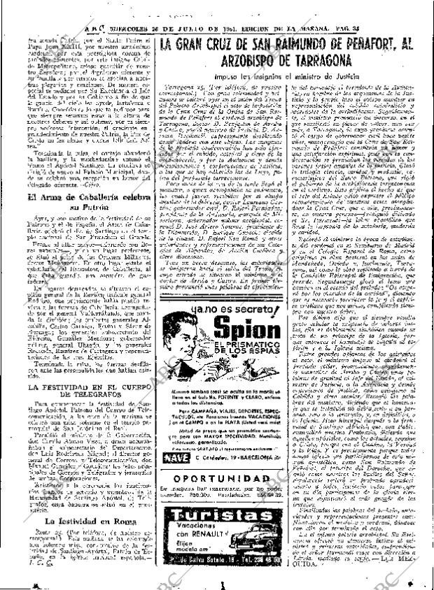 ABC MADRID 26-07-1961 página 35