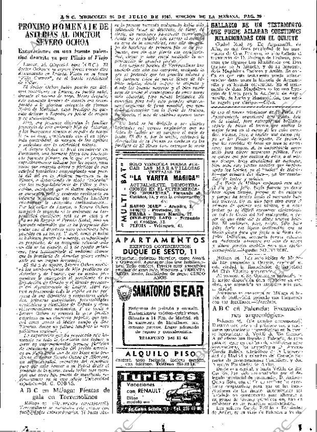 ABC MADRID 26-07-1961 página 39