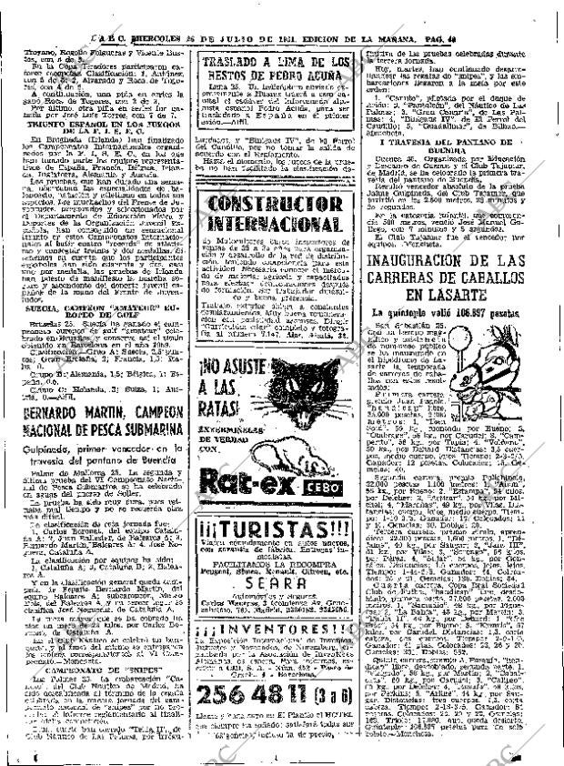 ABC MADRID 26-07-1961 página 48