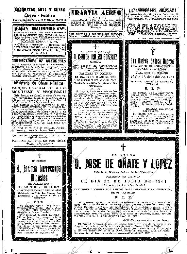 ABC MADRID 26-07-1961 página 58
