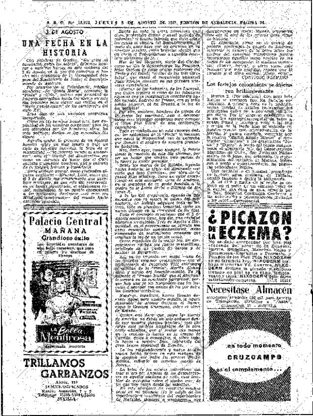 ABC SEVILLA 03-08-1961 página 16