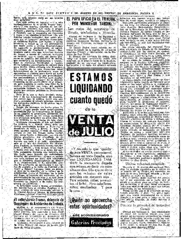 ABC SEVILLA 03-08-1961 página 8