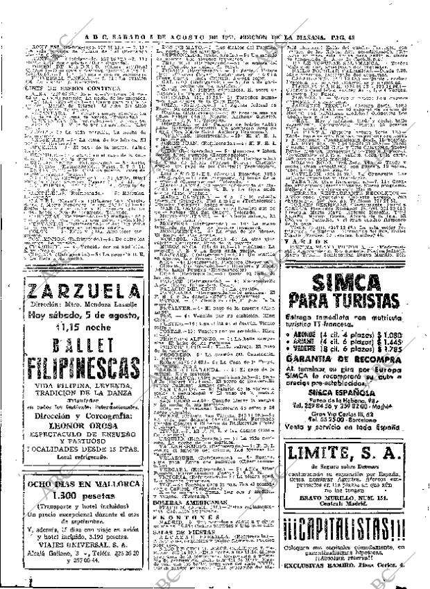 ABC MADRID 05-08-1961 página 48
