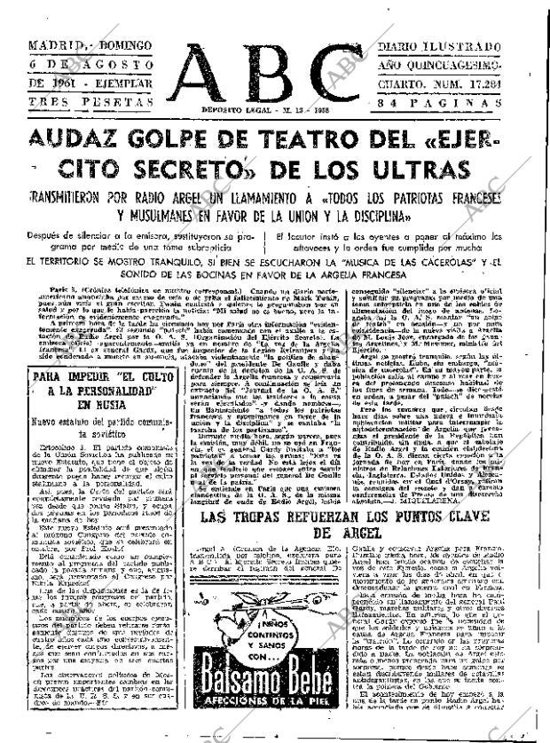 ABC MADRID 06-08-1961 página 31