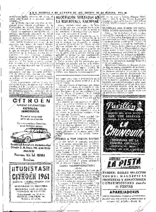 ABC MADRID 06-08-1961 página 44