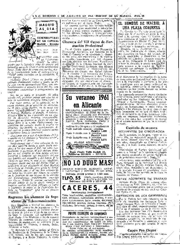 ABC MADRID 06-08-1961 página 49