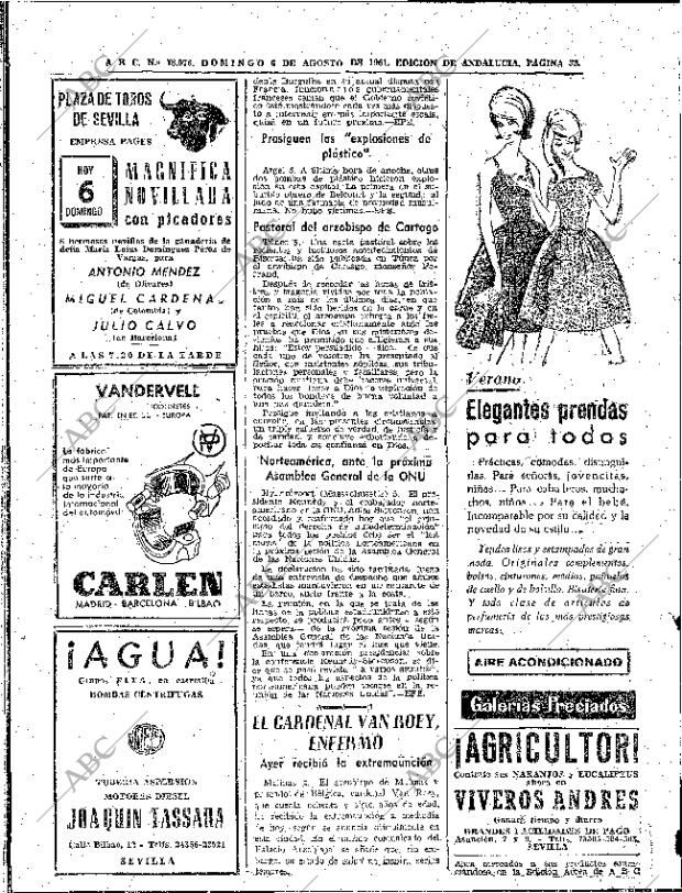 ABC SEVILLA 06-08-1961 página 32