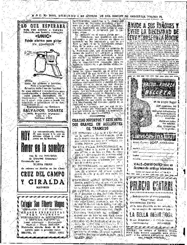 ABC SEVILLA 06-08-1961 página 38