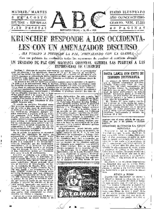 ABC MADRID 08-08-1961 página 15