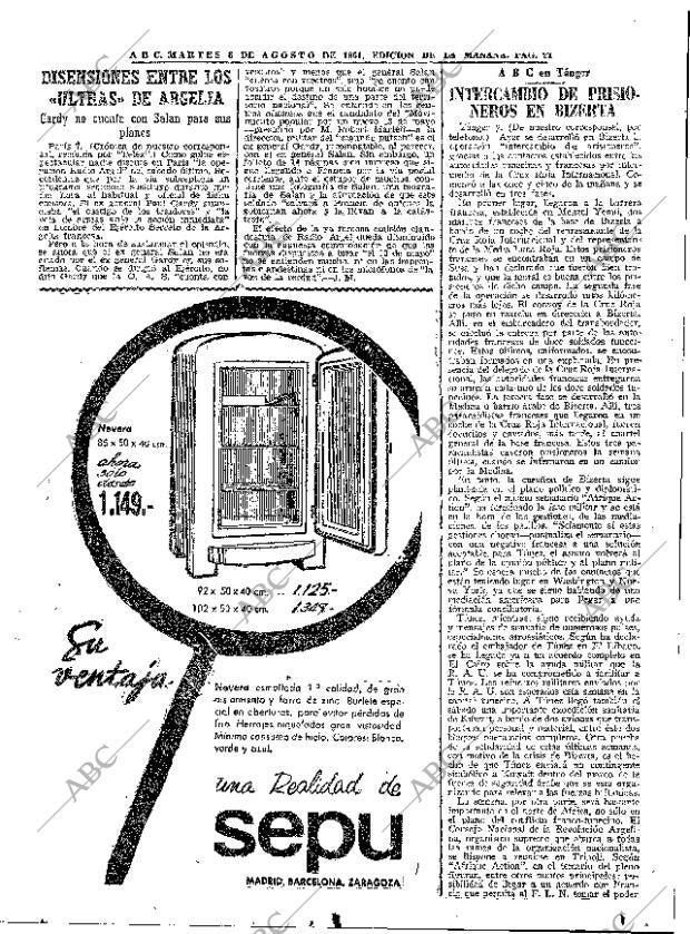 ABC MADRID 08-08-1961 página 21