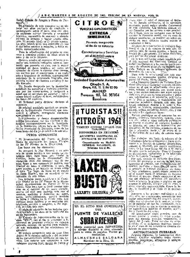 ABC MADRID 08-08-1961 página 26