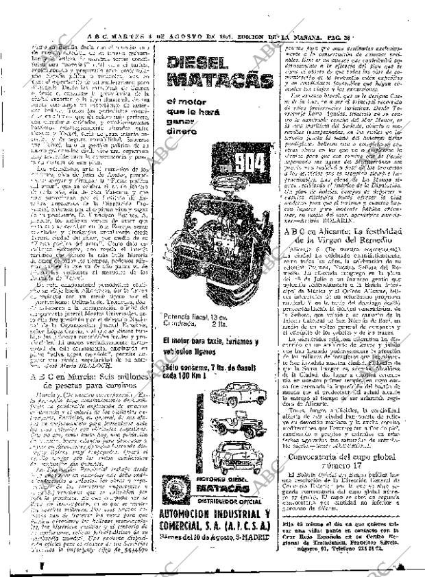 ABC MADRID 08-08-1961 página 28