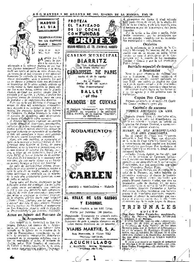 ABC MADRID 08-08-1961 página 29